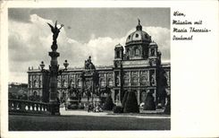CPA Wien Museum mit Maria Theresia Denkmal