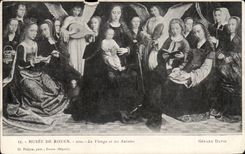 Museo de CPA de RuAn la Virgen y el Saintes Gerald David