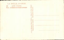 CPA Cote D Azur Nice Le Casino de la Jetee par groses mer