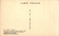 CPA Claude Lorrain Paysage de la Campagne romain Claude Gelee 