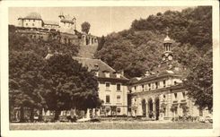 CPA Uriage Etablissement Thermal et le Chateau