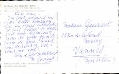 CPA el camino de las montanas grandes las caidas De Daluis la copia Saul del puente de la novia