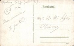 CPA Strassburg Central station