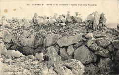 CPA Scenes And Types With the Cemetery Fall a Mozabite rich person