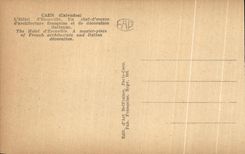 El hotel Escoville de CPA Caen un jefe trabaja las estructuras francesas y de ltallenne de la decoracion el hotel Escoville tiene de architeeture frances de la parte principal y de la decoracion italiana