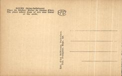 CPA Rouen Places To rough-hew Statue of Jeanne Arc The places Where Joan off Arc was burnt At the stake