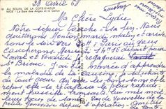 CPA con el Sun del azul de la dimension Niza la bahia de los Angeles y del Gallus