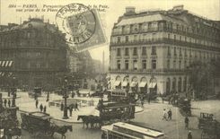 REPRO Paris View of the Street of the Peace Seen from of the Place of