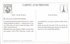 REPRO Paris Eglise St Germain Ie Auxerrois