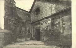 REPRO Paris Facade de I Eglise Saint Julien le Pauvre