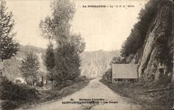 CPA Normandy C P has Paris Saint Leonard of Wood the Falls