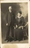 CARTE PHOTO Femme Couple Champigny