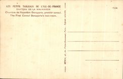 CPA Small Tables Of island Of France Castle Of Malmaison Room of Napoleon Bonaparte first Napoleon consul
