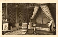 CPA Castle Of Malmaison Room of lmperatrice Josephine which died there on May 29th 1814 The Empress Josephine S bed room young stag she dead the May 29 TH 1814
