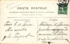 CPA Paris Floods Restaurant Ledoyen Champs elysees