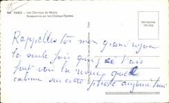 CPA Paris Horses of Marly View on the Elysees Fields