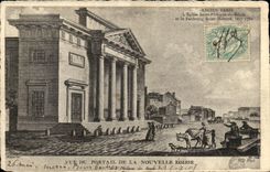 CPA Ancien Paris Church Saint Philippe of Rolls and the Suburb Saint Honors about 1780