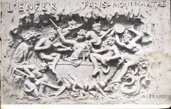 CPA L enfer Paris Montmartre