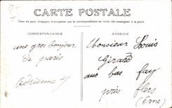 Panorama de CPA Paris de la montana Sainte Genevieve