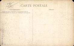 Raw CPA Of the Seine Paris Street of Chevaleret Construction a footbridge