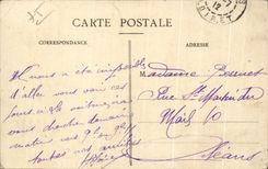 CPA the Rising of the Seine 1910 Floods Street St Andre of Arts under water