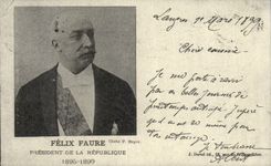 REPRO Felix Faure President De La Republique 1895 1899