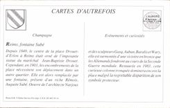 REPRO Reims the Sube Fountain the Marne