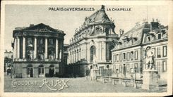 Paladar de CPA del chocolate de Ajax de la publicidad de Chapelle del La de Versalles