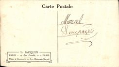 CPA Palais De Versailles La Chapelle publicite Chocolat Ajax