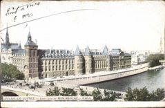 CPA Palais De Justice Edite par le Bon Marche Paris