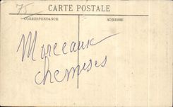 CPA Inondations de Paris Janvier 1910 Passerelle Boulevard Haussmann