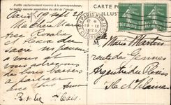 CPA Basilique Du Sacre Coeur De Montmartre No 30 Statue du Sarcre Coeur Par Michel