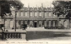 CPA Paris Palais du President de la Chambre des Deputes