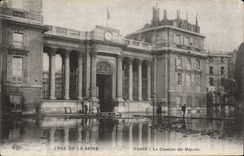CPA Crue De La Seine Paris La Chambre des Deputes Inondations