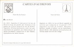 REPRO Paris Le Jardin des Tuileries et la Rue Rivoli