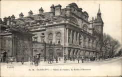 CPA Paris Palais de Justice la Grille D Honneur