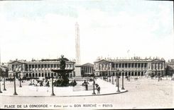 CPA Place De La Concorde Edite par le Bon Marche Paris