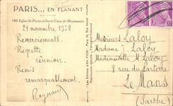 CPA Paris en Flanant 180 Eglise St Pierre et Sacre Coeur de Montmartre