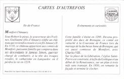 REPRO L Eglise de Montfort L Amaury vue du bas Tours