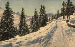 CPA Paysage sous la naige 