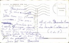 CPA La Corniche D Or La Cote Rocheuse