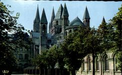 CPSM Caen L Abbaye aux Hommes Eglise Saint Etienne 