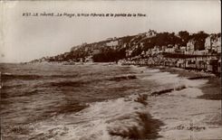 CPA Le Havre La Plage le Nice Havrais et la Pointe de la Heve