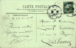 CPA Paris La Grande Roue et la Tour Eiffel