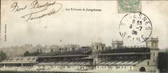 CPA Les Tribunes de Longchamp Paris Hippisme Cheval Horse