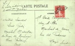 CPA Paris La Caserne du Train des Equipages Place Fontenoy Militaria