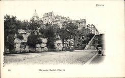 CPA Paris Square Saint Pierre Sacre Coeur montmartre 