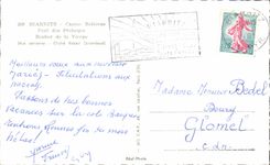 CPA Biarritz Casino Bellevue Port des Pecheurs Rocher de la Vierge