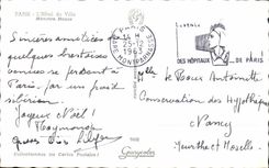 CPSM Paris L Hotel de Ville Mansion House