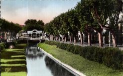 CPSM Perpignan Les Quais vers le Palmarium